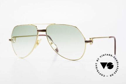 Cartier Vendome Laque - S Alte 80er Luxus Sonnenbrille Details
