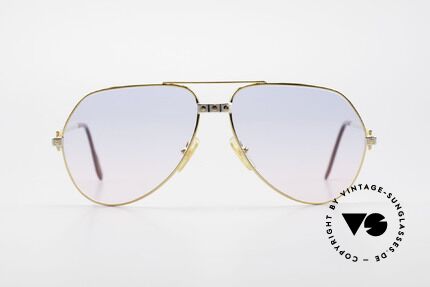 Cartier Vendome Santos - L Rare Luxus Sonnenbrille 80er, wurde 1983 veröffentlicht und dann bis 1997 produziert, Passend für Herren