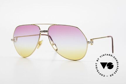 Cartier Vendome Santos - L Rare 80er Aviator Sonnenbrille Details
