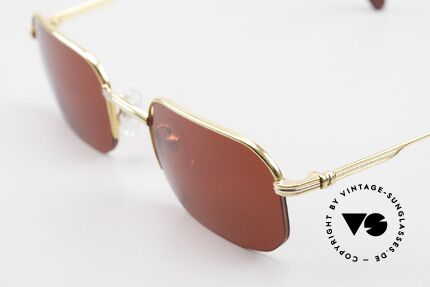 Cartier Broadway Halb Randlose Sonnenbrille, ungetragene Luxusbrille mit einem CHANEL Etui!, Passend für Herren