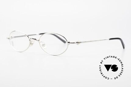 Cartier Mizar Ovale Luxus Brille Platin 90er, teure Platin-Edition: Fassung mit Platin-Legierung, Passend für Herren und Damen