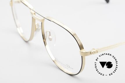 Christian Dior 2448 Vergoldete Dior Monsieur Brille, 4mm dickes Rahmenprofil, hartvergoldet, monumental, Passend für Herren
