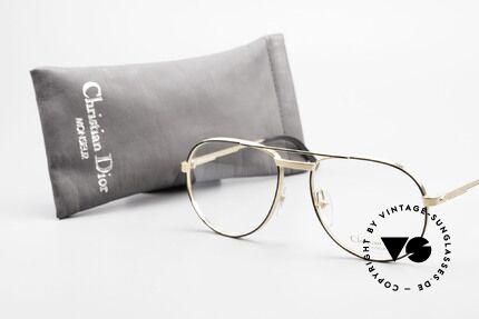 Christian Dior 2448 Vergoldete Dior Monsieur Brille, Größe: extra large, Passend für Herren