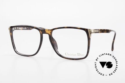 Christian Dior 2483 Alte 80er Optyl Brillenfassung, männlich, markantes DIOR Brillengestell von 1989, Passend für Herren
