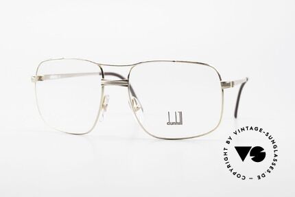 Dunhill 6048 Vergoldete 80er Brille Herren, vintage A. Dunhill Luxus-Brillenfassung von 1987, Passend für Herren