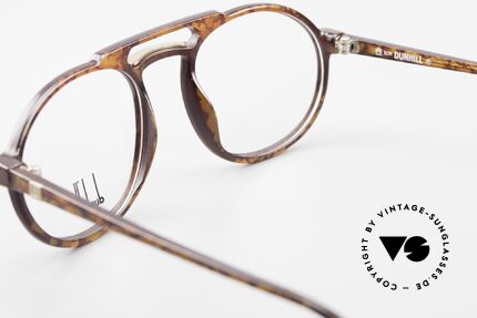 Dunhill 6114 Rund Ovale Vintage Brille 90er, KEIN Retrodesign; authentische alte Ware von 1990, Passend für Herren