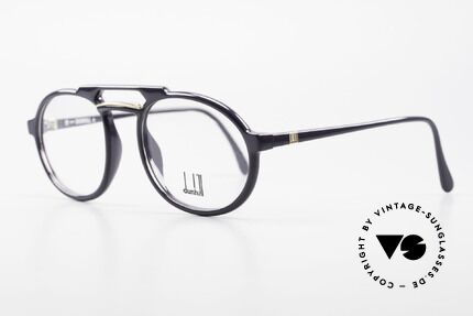 Dunhill 6114 Ovale 90er Brille Dunkelblau, das leichte & robuste Optyl scheint nicht zu altern, Passend für Herren