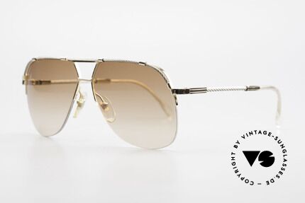 Pierre Cardin CP806 Vintage Segler 80er Brille, Bügel & Brücke sind gedreht wie ein Segeltau, Passend für Herren