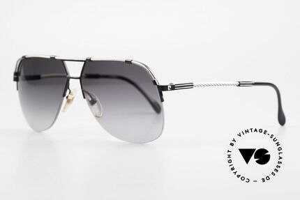 Pierre Cardin CP806 Vintage Segler Sonnenbrille, Bügel & Brücke sind gedreht wie ein Segeltau, Passend für Herren