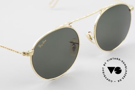 Ray Ban Vintage Round 90er Bausch&Lomb USA Brille, KEINE retro Sonnenbrille, 100% vintage B&L original, Passend für Herren und Damen