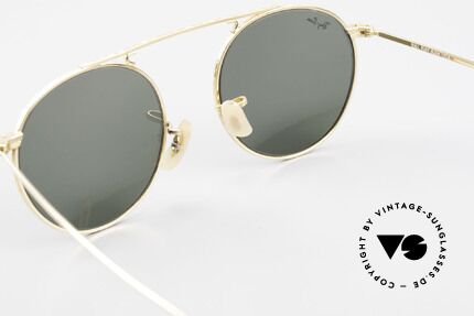 Ray Ban Vintage Round 90er Bausch&Lomb USA Brille, orig. Name: Vintage Round, gold, W1697, G-15, 45mm, Passend für Herren und Damen