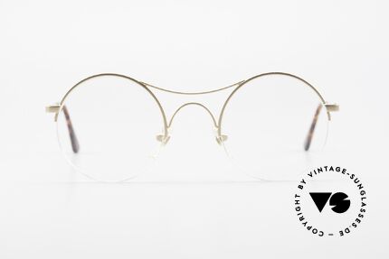 Giorgio Armani 121 Schubert Brillen Stil in Rund, runde Nylor-Version der legendären Armani 229 Brille, Passend für Herren