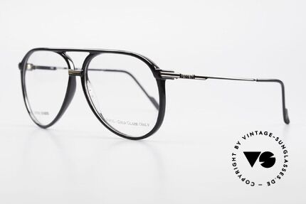 Ferrari F51 Formel 1 Rennfahrer Brille, sehr leichte Fassung; dezent in schwarz und gold, Passend für Herren