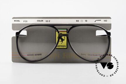 Ferrari F51 Formel 1 Rennfahrer Brille, Größe: large, Passend für Herren