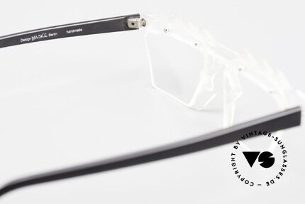 Design Maske Berlin - Ethno 3 Kunstvolle Vintage Brille 90er, Größe: medium, Passend für Herren und Damen