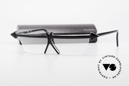 Design Maske Berlin - Ethno 5 Kunstvolle 90er Vintage Brille, Größe: medium, Passend für Herren und Damen