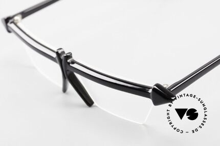Design Maske Berlin - Ethno 5 Kunstvolle 90er Vintage Brille, ungetragenes, flippiges Einzelstück bzw. Kunstwerk, Passend für Herren und Damen