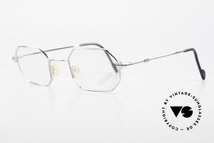 Rodenstock 7092 Achteckige 80er Metall Brille, fühlbare 80er 'made in Germany' Spitzenqualität, Passend für Herren