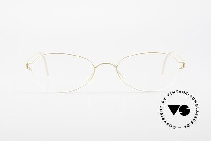 Lindberg Kari Air Titan Rim Ovale Titanium Brille Damen, vielfach ausgezeichnet hinsichtlich Qualität und Design, Passend für Damen