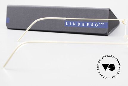 Lindberg Kari Air Titan Rim Ovale Titanium Brille Damen, Größe: small, Passend für Damen