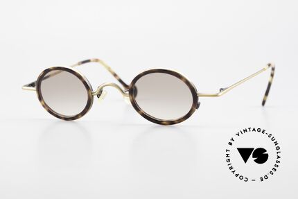 L.A. Eyeworks LINK 143 Rund Ovale Sonnenbrille 90er, L.A. EYEWORKS: Kleinstserien aparter Brillenmodelle, Passend für Herren und Damen