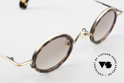 L.A. Eyeworks LINK 143 Rund Ovale Sonnenbrille 90er, ungetragen (wie all unsere vintage LAE Sonnenbrillen), Passend für Herren und Damen