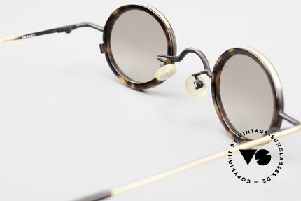 L.A. Eyeworks LINK 143 Rund Ovale Sonnenbrille 90er, KEINE Retromode; ein altes Original (Los Angeles '94), Passend für Herren und Damen
