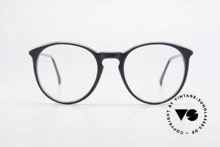 Alain Mikli 901 / 075 No Retrobrille Original Vintage, mehr 'klassisch' geht nicht (bekannte Panto-Form), Passend für Herren und Damen