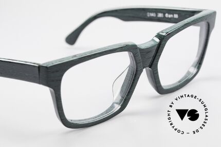 Alain Mikli 0143 / 285 Markante 80er Designerbrille, KEINE Retrobrillenmode; ein 30 Jahre altes Original, Passend für Herren und Damen