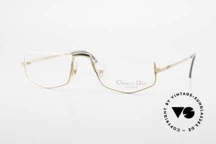 Christian Dior 2407 Titanium Lesebrille Vergoldet, ausdrucksstarke vintage Designerbrille von Dior, Passend für Herren