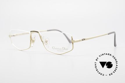 Christian Dior 2407 Titanium Lesebrille Vergoldet, hergestellt um 1988 in Österreich; Top-Qualität, Passend für Herren