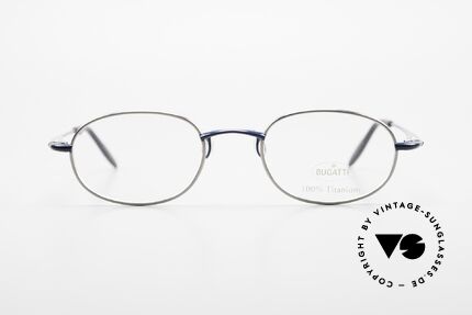 Bugatti 19062 90er Herrenbrille Titanium, herausragende Verarbeitungsqualität (wiegt nur 14g), Passend für Herren