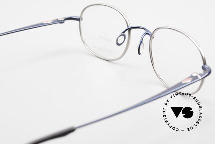 Bugatti 19062 90er Herrenbrille Titanium, KEIN RETRO; ein kostbares ORIGINAL mit orig. Etui, Passend für Herren