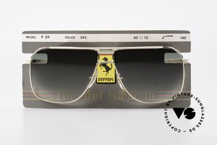 Ferrari F24 Vintage Herrensonnenbrille, Größe: medium, Passend für Herren