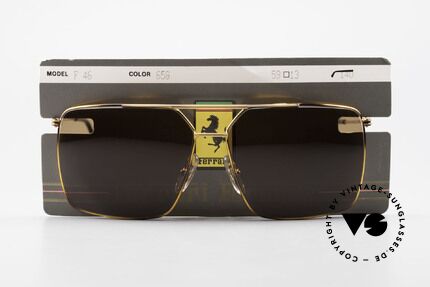 Ferrari F46 Retrosonnenbrille Echt Vintage, Größe: medium, Passend für Herren