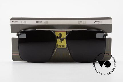 Ferrari F46 Retro Sonnenbrille Alt Vintage, Größe: medium, Passend für Herren