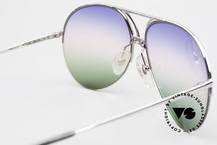 Porsche 5627 Nylor Aviator Sonnenbrille, originelle dreifach Verlauf Sonnengläser; 100% UV, Passend für Herren