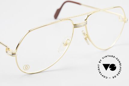 Cartier Vendome LC - S David Bowie 80er Vintage Brille, ungetragen mit original Verpackung (ein Sammlerstück), Passend für Herren und Damen