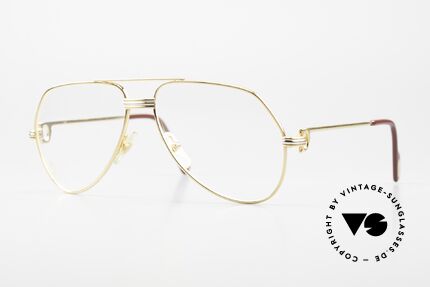 Cartier Vendome LC - S David Bowie 80er Vintage Brille Details