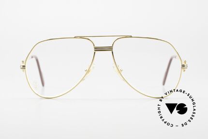 Cartier Vendome LC - S David Bowie 80er Vintage Brille, Vendome = das berühmteste Brillendesign von CARTIER, Passend für Herren und Damen
