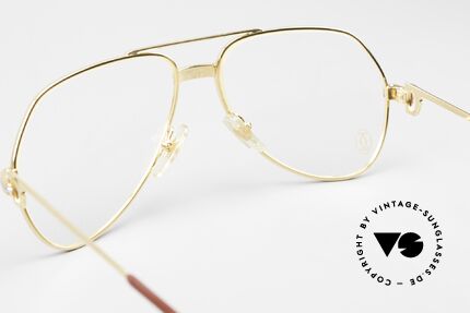 Cartier Vendome LC - S David Bowie 80er Vintage Brille, absolute Luxus-Fassung (22kt vergoldet) im Pilotenstil, Passend für Herren und Damen
