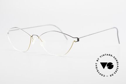 Lindberg Hydra Air Titan Rim Titanium Fassung Für Damen, so zeitlos, stilvoll und innovativ = Prädikat "VINTAGE", Passend für Damen