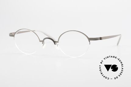 Lindberg 7005 Strip Titan Runde Titanium Brille Unisex, LINDBERG Strip Titanium Fassung in Größe 41-28, 140, Passend für Herren und Damen