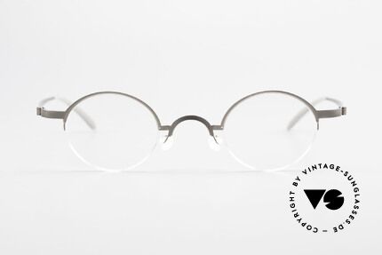 Lindberg 7005 Strip Titan Runde Titanium Brille Unisex, vielfach ausgezeichnet hinsichtlich Qualität und Design, Passend für Herren und Damen