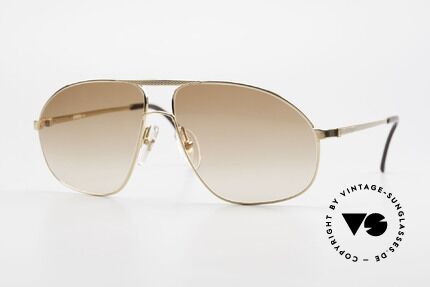 Dunhill 6125 Vergoldete Piloten Brille 90er, premium vintage A. Dunhill Sonnenbrille von 1990, Passend für Herren