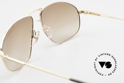 Dunhill 6125 Vergoldete Piloten Brille 90er, KEIN RETRO, sondern ein kostbares altes ORIGINAL, Passend für Herren