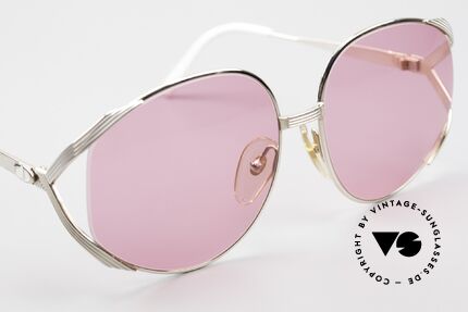Christian Dior 2387 Rosarote Damen Sonnenbrille, große pinke Sonnengläser (100% UV), Eye-catcher, Passend für Damen