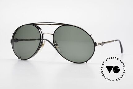 Bugatti 65282 Vintage Herren Brille 1980er, rare VINTAGE Bugatti 80er Luxus-Sonnenbrille, Passend für Herren