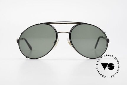 Bugatti 65282 Vintage Herren Brille 1980er, in typischer / legendärer Bugatti-Tropfenform, Passend für Herren