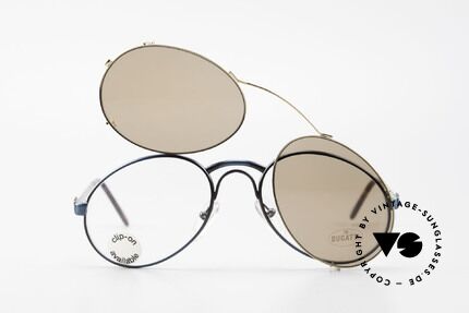 Bugatti 03328 Clip On Herrensonnenbrille, Größe: medium, Passend für Herren